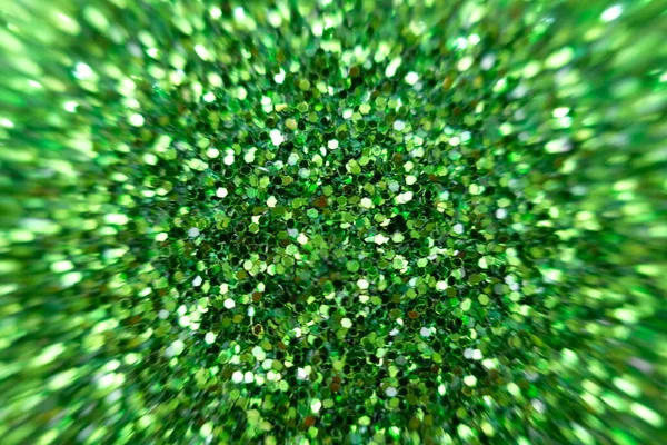 Astratto Sfondo Verde Con Bolle Scintillante San Valentino Scintillante Luci — Foto Stock