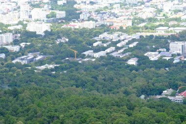 Kuzey Tayland 'ın Chiangmai şehrinin güzel manzarası 