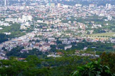 Kuzey Tayland 'ın Chiangmai şehrinin güzel manzarası 