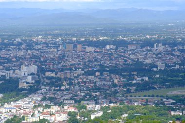 Kuzey Tayland 'ın Chiangmai şehrinin güzel manzarası 
