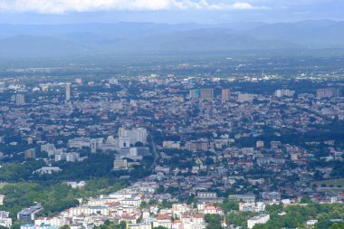 Kuzey Tayland 'ın Chiangmai şehrinin güzel manzarası 