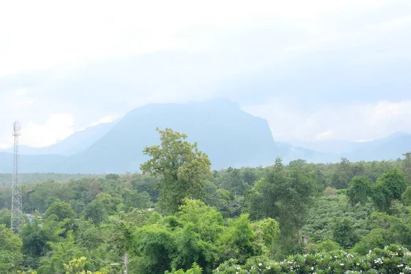 Bela Vista Montanha Paisagem Papel Parede Fundo — Fotografia de Stock