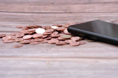Para yığını yakın görünüm, para kavramı 