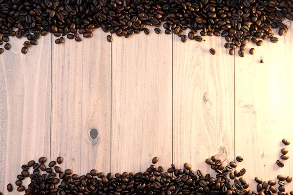 Tett Bearbeidede Kaffebønner Bakgrunn Tekstur – stockfoto