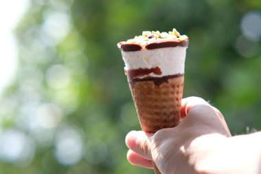 Dondurmanın manzarasını kapat. 