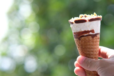 Dondurmanın manzarasını kapat. 