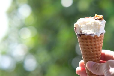 Dondurmanın manzarasını kapat. 