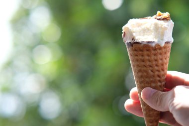 Dondurmanın manzarasını kapat. 