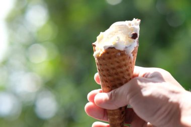 Dondurmanın manzarasını kapat. 