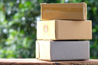 Karton kutular, teslimat konsepti 