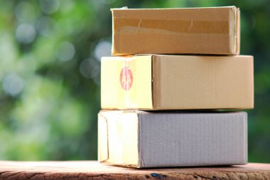 Karton kutular, teslimat konsepti 