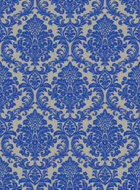 Vektör klasik damasko Seamless Modeli 