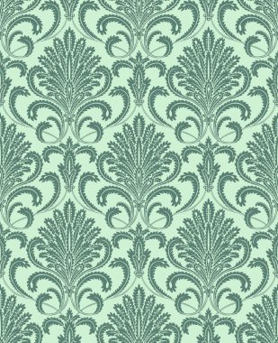 Vektör klasik damasko Seamless Modeli 