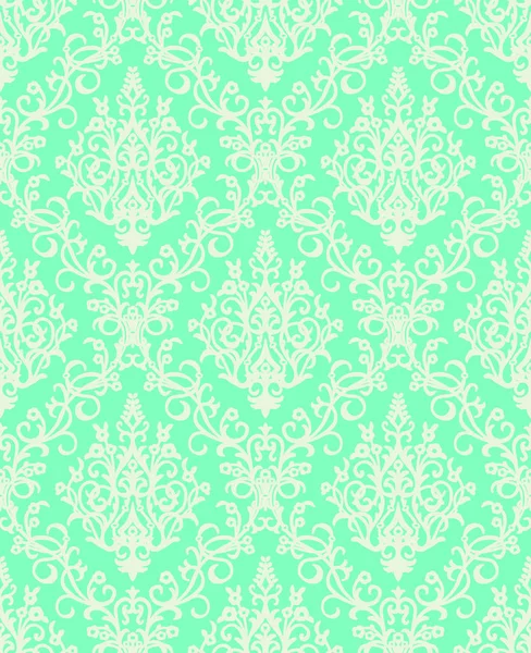 Vector Classic Damask Seamless Pattern — Stock Vector