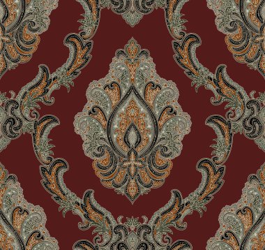 Dikişsiz Desen : Paisley Style