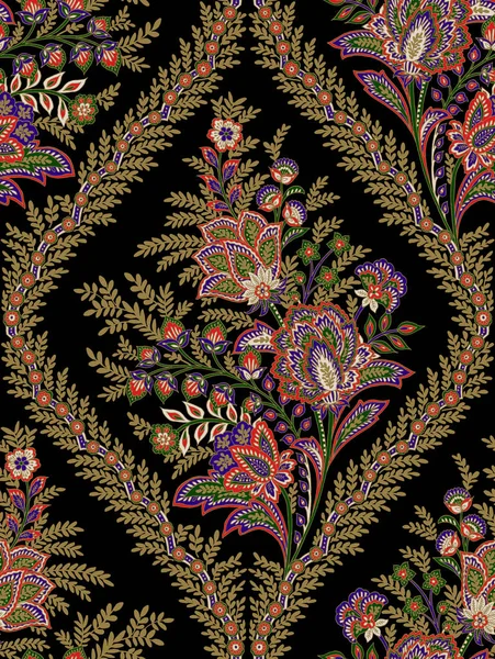 Seamless Pattern Paisley Style — Stock Photo, Image