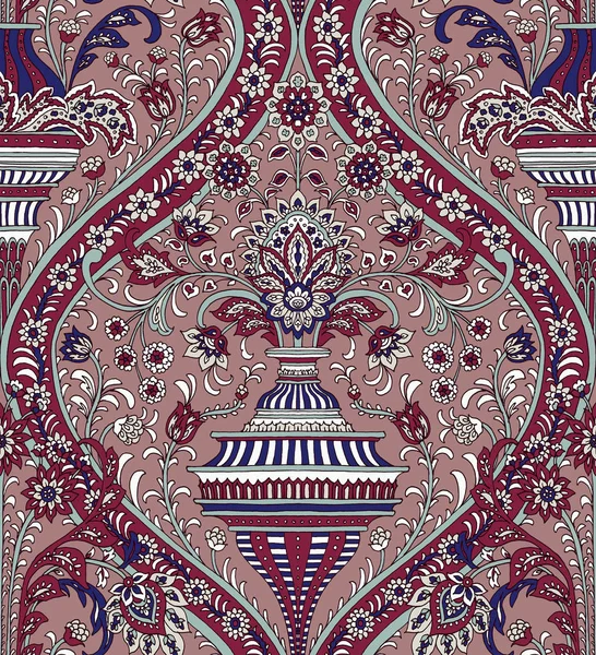 Modèle Sans Couture Style Paisley — Photo