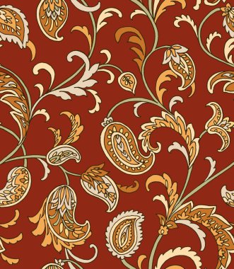 Dikişsiz Desen : Paisley Style
