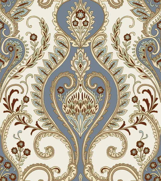 Bezszwowy Wzór Paisley Style — Zdjęcie stockowe