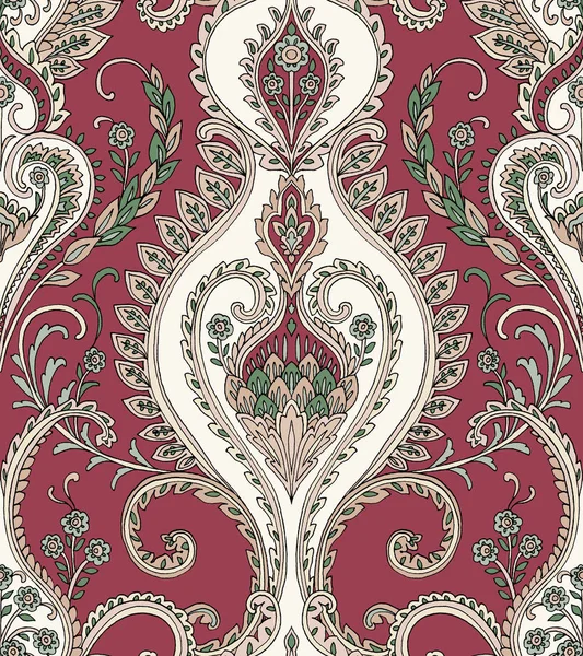 Sömlöst Mönster Paisley Style — Stockfoto