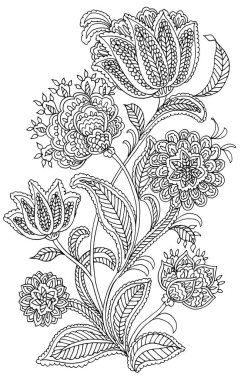 Paisley Tarzı Elements : Set 