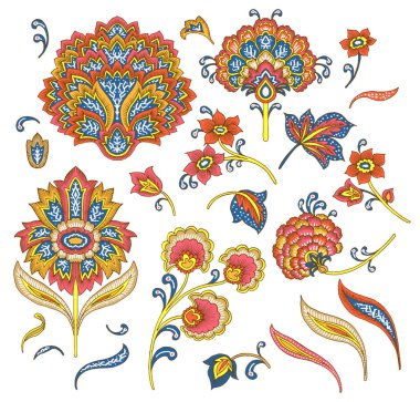 Paisley Tarzı Elements : Set 