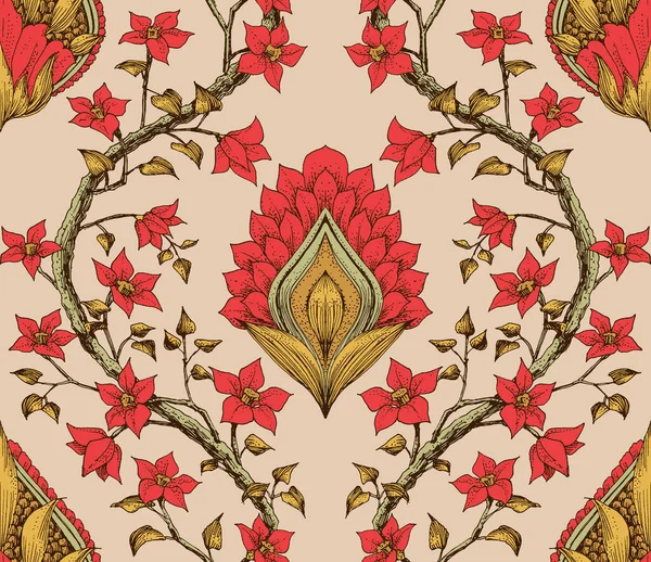 El çizimi Kusursuz Desen Tasarımı, Paisley Biçimi