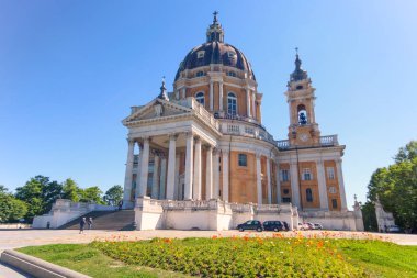 Basilica di Superga, Turin (Torino) hills, İtalya, Avrupa barok Kilisesi