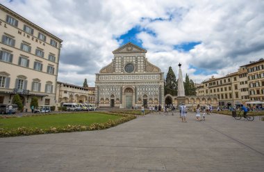 Floransa (Firenze), 28 Temmuz 2017 - Santa Maria Novella Kilisesi Floransa (Firenze), Tuscany, İtalya.