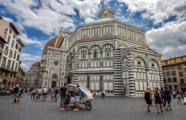 Florence Firenze Juli 2017 Santa Maria Dei Fiori Koepel Doopkapel — Stockfoto