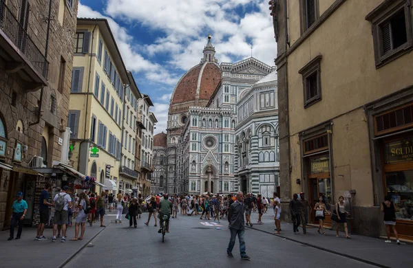 Florens Firenze Juli 2017 Santa Maria Dei Fiori Kupolen Och — Stockfoto