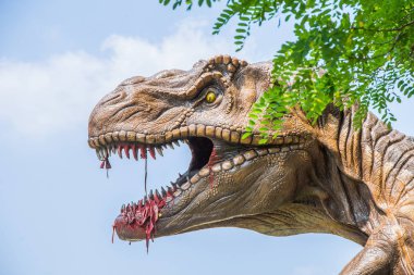 Dinozor T-Rex kopyasını portresi