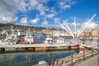 Genoa (Genova), Ağustos, 10, 2017 - eski liman alanı, 