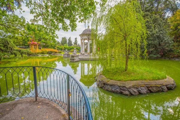 Diana Tempel Villa Durazzo Pallavicini Genua Genova Pegli Italië — Stockfoto