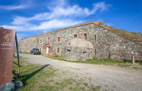 Masone Itália Setembro 2017 Fortaleza Geremia Uma Fortaleza Militar Dos — Fotografia de Stock