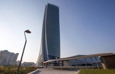 Milan, İtalya, 13 Ekim 2017 - Hadid kule hayatında