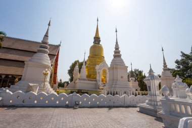Wat Suan Dok Tapınağı, Chiang Mai, Tayland, Asya