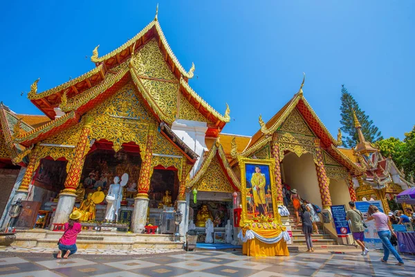 Chiang Mai Thajsko Února 2017 Wat Phra Doi Suthep Chrám — Stock fotografie