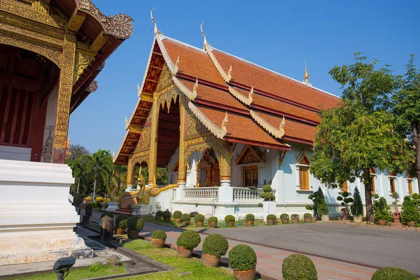 Wat Phra Singh Chrám Chiang Mai Thajsko — Stock fotografie