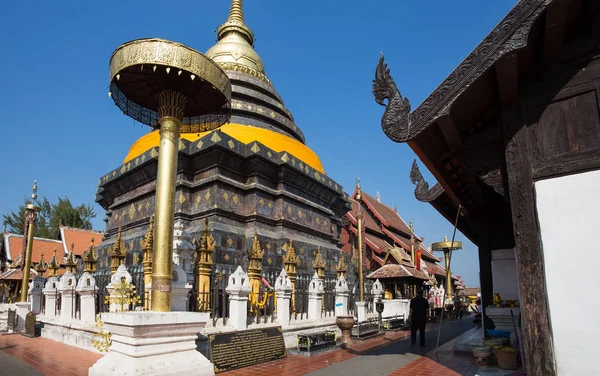 Lampang Thailand Februar 2017 Wat Phra Lampang Luang Tempel Lampang — Stockfoto