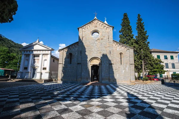Middeleeuwse Kerk Van San Siro Struppa Genoa Italië Katholieke Plaats — Stockfoto