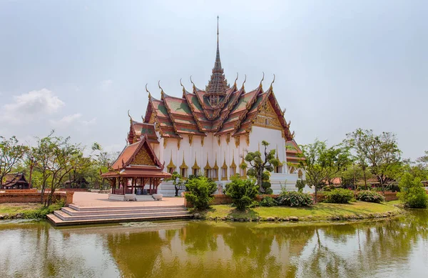 Samut Prakan Thailand März 2017 Dusit Maha Prasat Palace Der — Stockfoto