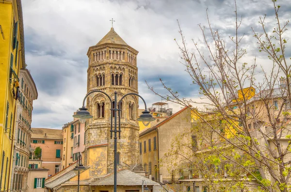 Genua Genova Italië Maart 2017 Weergave Van San Donato Kerk — Stockfoto