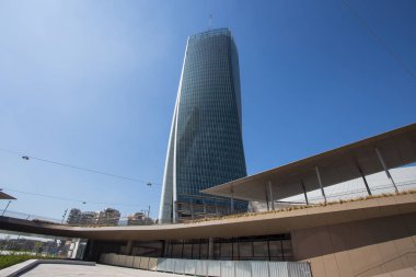 Milan, İtalya, 28 Şubat 2017 - Hadid kule hayatında