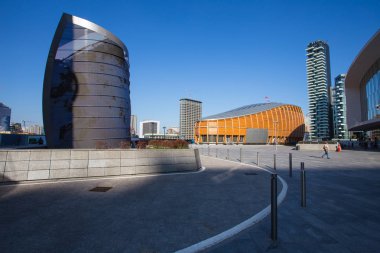 Milano, İtalya 'daki modern binalar