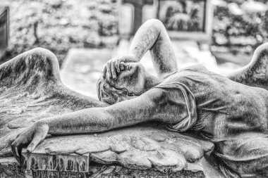 Cenova, İtalya, 26 Mayıs 2014 - Ribaudo Aile, anıtsal mezarlığı Cenova, İtalya, 