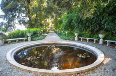 Villa Durazzo - Pallavicini, Coffee house ve Çeşmesi, Cenova Pegli, İtalya