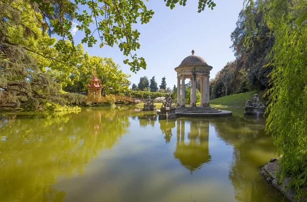 Diana Tempel Villa Durazzo Pallavicini Genua Pegli Italië — Stockfoto