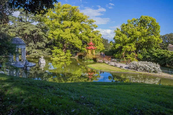 Diana Tempel Villa Durazzo Pallavicini Genua Pegli Italië — Stockfoto