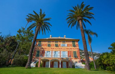 Genova Nervi, İtalya, 25 Mayıs 2017 - Villa Grimaldi Fassio Cenova Nervi Groppallo Park, İtalya içinde Cenova Nervi içinde